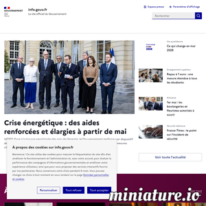 Gouvernement.fr：法兰西共和国政府官方网站