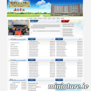 青岛职业技术学院海尔学院网站首页