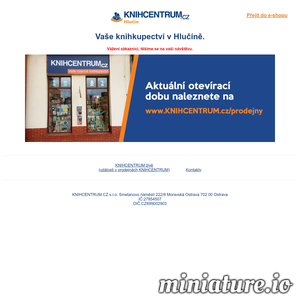 www.knihcentrum-hlucin.cz的网站缩略图