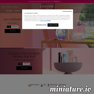 Lancome：全球知名的高端化妆品品牌兰蔻官网