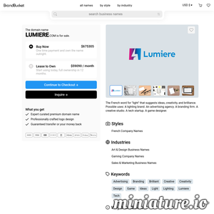 www.lumiere.com的网站缩略图
