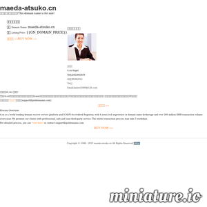 www.maeda-atsuko.cn的网站缩略图