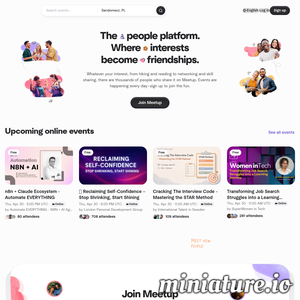 Meetup官网