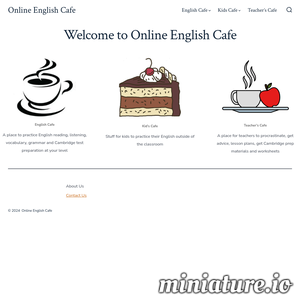 www.onlineenglishcafe.com的网站缩略图
