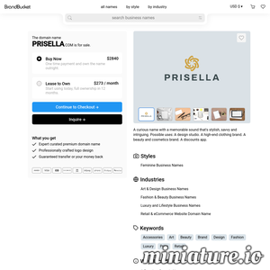 www.prisella.com的网站缩略图