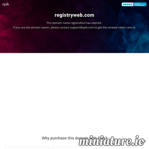 www.registryweb.com的网站缩略图