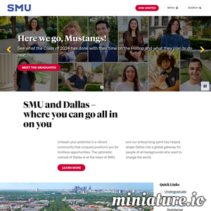 www.smu.edu的网站缩略图