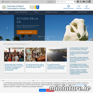 www.ua.es的网站缩略图