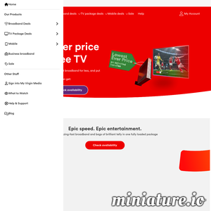 维珍宽带 Virgin Media：世界上速度最快的宽带